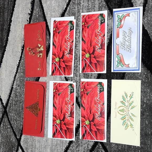 ASSORTED CHRISTMAS GREETINGS CARDS MONEY CASH GIFT CARD HOLDERS BUNDLE - Picture 1 of 11